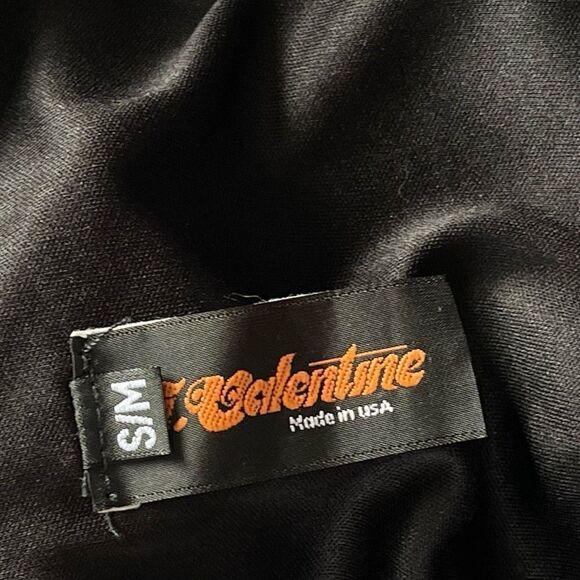 J. Valentine Black Holographic Zip Up Hooded Jacket XS/S/M - Picture 4 of 11